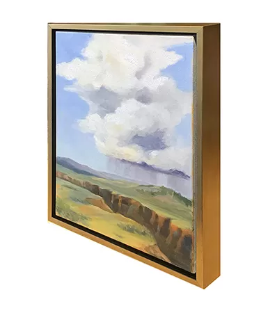 Float Frames picture frame option featuring Float Gold Deep Side m in Austin